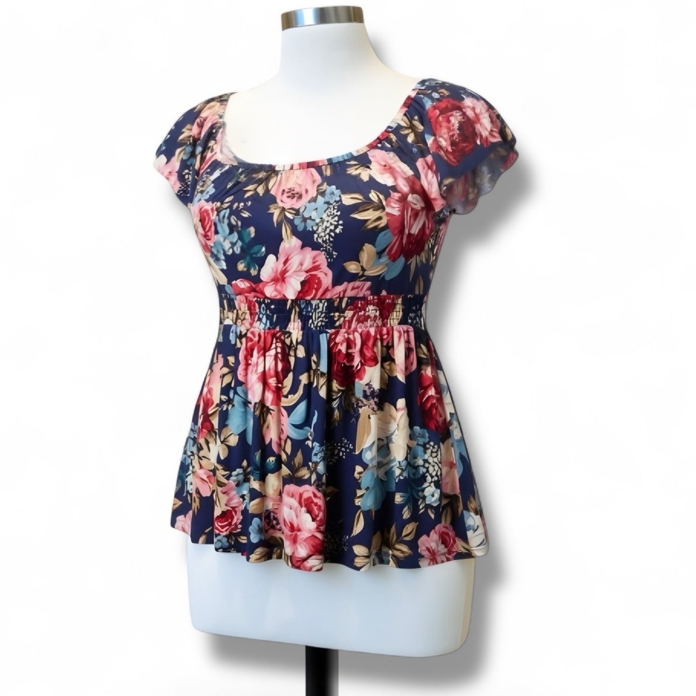 TORRID Super Soft Square Neck Cinched Waist Babydoll Tank NWT Size‎ 1X - Picture 10 of 12